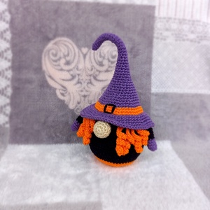 Horgolt boszi manó - otthon & életmód - dekoráció - halloween - halloweeni figurák - Meska.hu