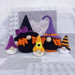 Horgolt masnis boszi manó - otthon & életmód - dekoráció - halloween - halloweeni figurák - Meska.hu