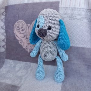 Horgolt Henry kutyus - játék & sport - plüssállat & játékfigura - kutya - Meska.hu