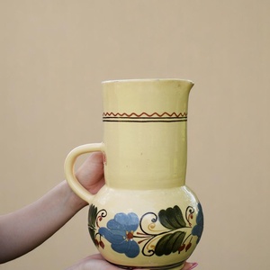 Vintage kerámia majolika kancsó... - otthon & életmód - konyhafelszerelés, tálalás - tálalás - üveg & kancsó - Meska.hu