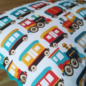 Vonatos párna kisfiúknak - otthon & életmód - lakástextil - párna & párnahuzat - Meska.hu