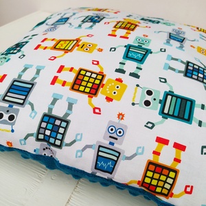 Robotos párna  - otthon & életmód - lakástextil - párna & párnahuzat - Meska.hu