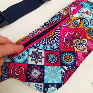 Csempemintás futós övtáska  - táska & tok - övtáska - Meska.hu Csempemintás futós övtáska  - táska & tok - övtáska - Meska.hu