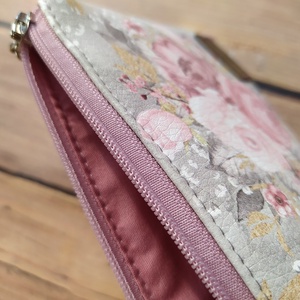 Virágos textilbőr neszesszer - táska & tok - neszesszer - Meska.hu