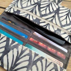 Szürke mintás pénztárca, Táska & Tok, Pénztárca & Más tok, Pénztárca, Női pénztárca, Varrás, MESKA