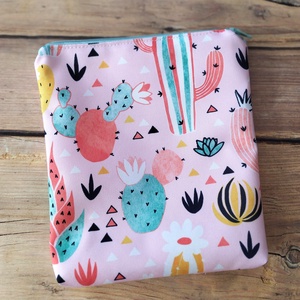 Kaktuszos újratasak/neszesszer, Táska & Tok, Uzsonna- & Ebéd tartó, Ebéd tasak, doboz, Varrás, MESKA