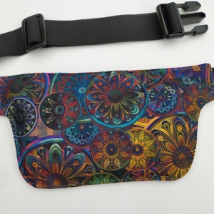 Mandalás futós övtáska  - táska & tok - övtáska - Meska.hu