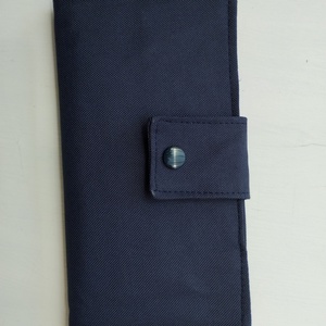 Sötétkék pénztárca - Meska.hu