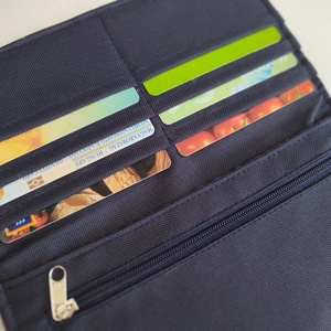 Sötétkék pénztárca - táska & tok - pénztárca & más tok - pénztárca - női pénztárca - Meska.hu