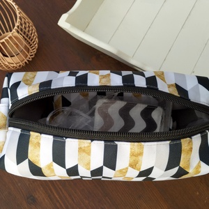 Pipere szett, geometriai mintás  - táska & tok - neszesszer - Meska.hu