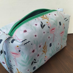 Pipere szett, flamingós - táska & tok - neszesszer - Meska.hu