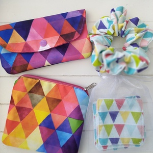 Színes pipere szett  - táska & tok - neszesszer - Meska.hu