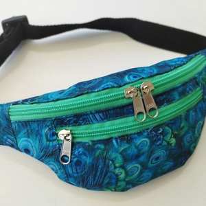 Türkiz gyerek övtáska , Táska & Tok, Övtáska, Varrás, MESKA