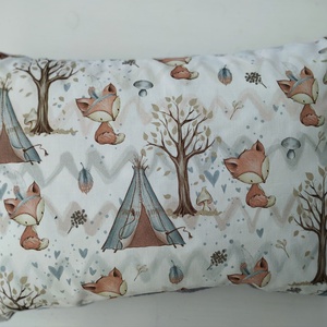 Erdei állatos párna levendulapárnával - otthon & életmód - babaszoba, gyerekszoba - gyerek díszpárna - Meska.hu