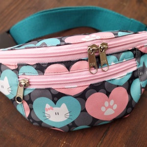 Cicás gyerek övtáska  - táska & tok - övtáska - Meska.hu