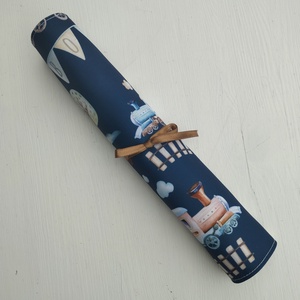 Vonatos evőeszköztartó - táska & tok - uzsonna- & ebéd tartó - evőeszköz tartó - Meska.hu