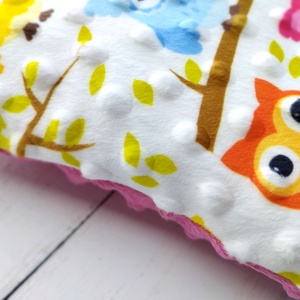 Baglyos párna  - otthon & életmód - babaszoba, gyerekszoba - baba ágynemű - Meska.hu