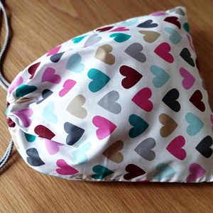 Szívecskés újratasak 2 db/csomag - táska & tok - bevásárlás & shopper táska - zöldség/gyümölcs zsák - Meska.hu