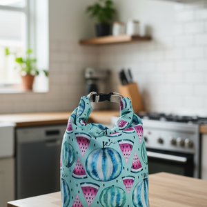 Dinnyés lunch bag, Táska & Tok, Uzsonna- & Ebéd tartó, Ebéd tasak, doboz, Varrás, MESKA