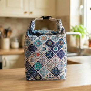 Csempemintás lunch bag - Meska.hu