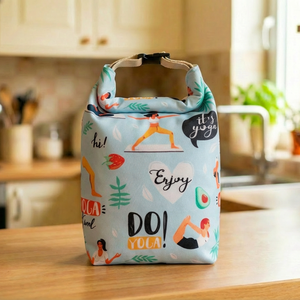 Jógás lunch bag - Meska.hu