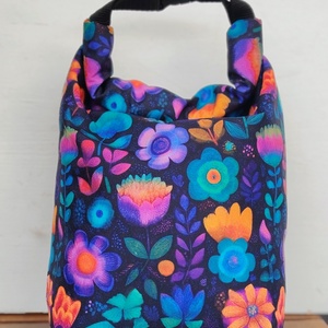 Virágos lunch bag - Meska.hu