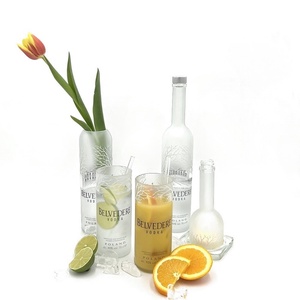Palack Belvedere Vodka pohár váza lámpa szett 8 db, Otthon & Életmód, Konyhafelszerelés, tálalás, Tálalás, Pohár, Üvegművészet, MESKA