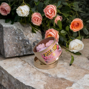 Spring tea rose - tégelyes gyertya - otthon & életmód - gyertya, illat, aroma - gyertya - Meska.hu