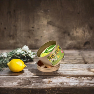 Bergamot, cedar tégelyes gyertya  - otthon & életmód - gyertya, illat, aroma - gyertya - Meska.hu