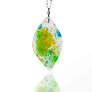 A vad természet harmóniája üveg design nyaklánc  - ékszer - nyaklánc - medálos nyaklánc - Meska.hu