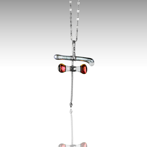 Parázs szitakötő üveg nyaklánc, Ékszer, Nyaklánc, Medálos nyaklánc, Ékszerkészítés, Üvegművészet, MESKA