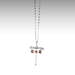 Parázs szitakötő üveg nyaklánc - ékszer - nyaklánc - medálos nyaklánc - Meska.hu