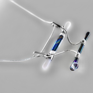 Harmatcsepp  üveg design nyaklánc - ékszer - nyaklánc - medálos nyaklánc - Meska.hu