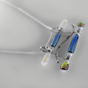 Egyensúlyban  üveg design nyaklánc, Ékszer, Nyaklánc, Medálos nyaklánc, Ékszerkészítés, Üvegművészet, MESKA