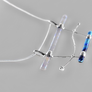 Tengeri hullám  üveg design nyaklánc - ékszer - nyaklánc - medálos nyaklánc - Meska.hu