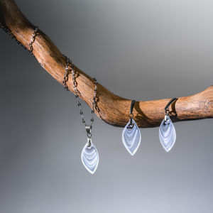 Őszi szellő üveg levél ékszerszett, Ékszer, Ékszerszett, Ékszerkészítés, Üvegművészet, MESKA