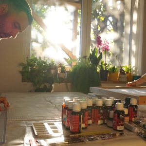 Selyemfestés workshop - diy (csináld magad) - workshop & tanfolyam - Meska.hu