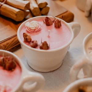 Ásványgyertya (növényi viasz) - otthon & életmód - gyertya, illat, aroma - gyertya - Meska.hu