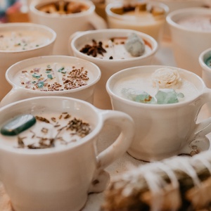 Ásványgyertya (növényi viasz) - Meska.hu