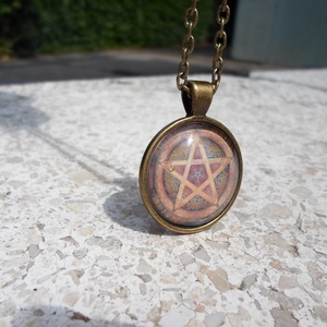 Pentagramma, a leghatékonyabb védelem! - ékszer - nyaklánc - medálos nyaklánc - Meska.hu