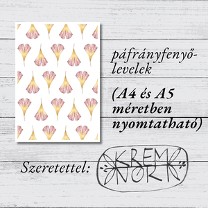 Páfrányfenyő-levelek (botanikai illusztráció) NYOMTATHATÓ  - művészet - grafika & illusztráció - digitális - Meska.hu