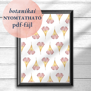 Páfrányfenyő-levelek (botanikai illusztráció) NYOMTATHATÓ , Művészet, Grafika & Illusztráció, Digitális, Festészet, MESKA