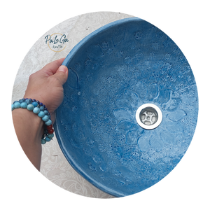 Egyedi, nagy méretű mosdótál - otthon & életmód - fürdőszoba - mosdótál - Meska.hu