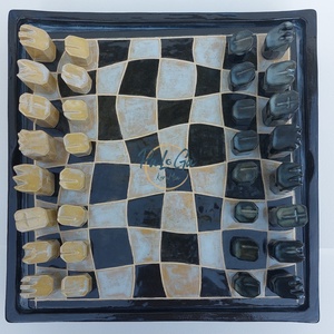 Egyedi, nagy méretű sakk készlet - Meska.hu