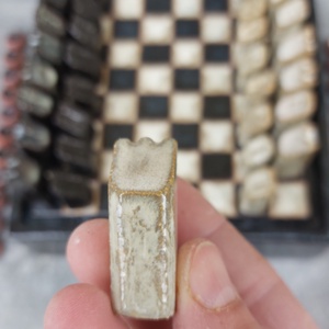 Egyedi, kisebb méretű, kerámia sakk készlet - játék & sport - táblajáték és kártyajáték - sakk - Meska.hu