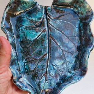 2 darabos, egyedi, kerámia kínálószett - otthon & életmód - konyhafelszerelés, tálalás - tálalás - kínálótál - Meska.hu