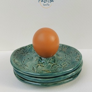 Lágytojás tartó tálka, Otthon & Életmód, Konyhafelszerelés, tálalás, Tálalás, Tányér & Étkészlet, Agyagozás, Kerámia, MESKA