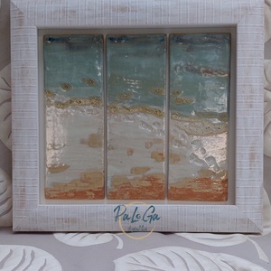 Egyedi kerámiakép fa keretben - otthon & életmód - dekoráció - kép & falikép - több részes kép - Meska.hu