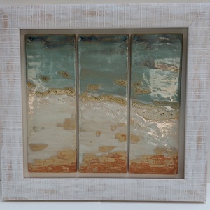 Egyedi kerámiakép fa keretben - otthon & életmód - dekoráció - kép & falikép - több részes kép - Meska.hu