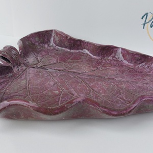 Egyedi, levél formájú nagy kínálótál - otthon & életmód - konyhafelszerelés, tálalás - tálalás - kínálótál - Meska.hu